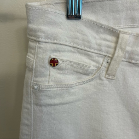 NWT Hudson Nico Mid Rise Super Skinny Jeans White Size 28 Stretch Denim - Picture 6 of 11